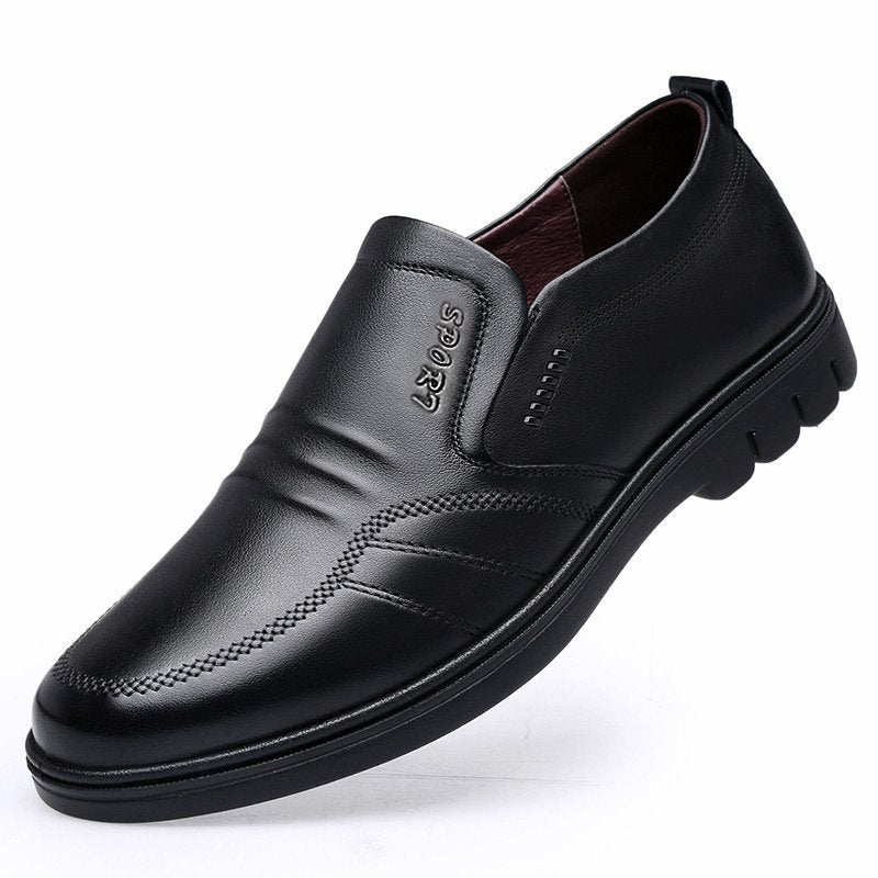 🔥Nuevos zapatos casuales de negocios para hombre fabricados en piel auténtica.