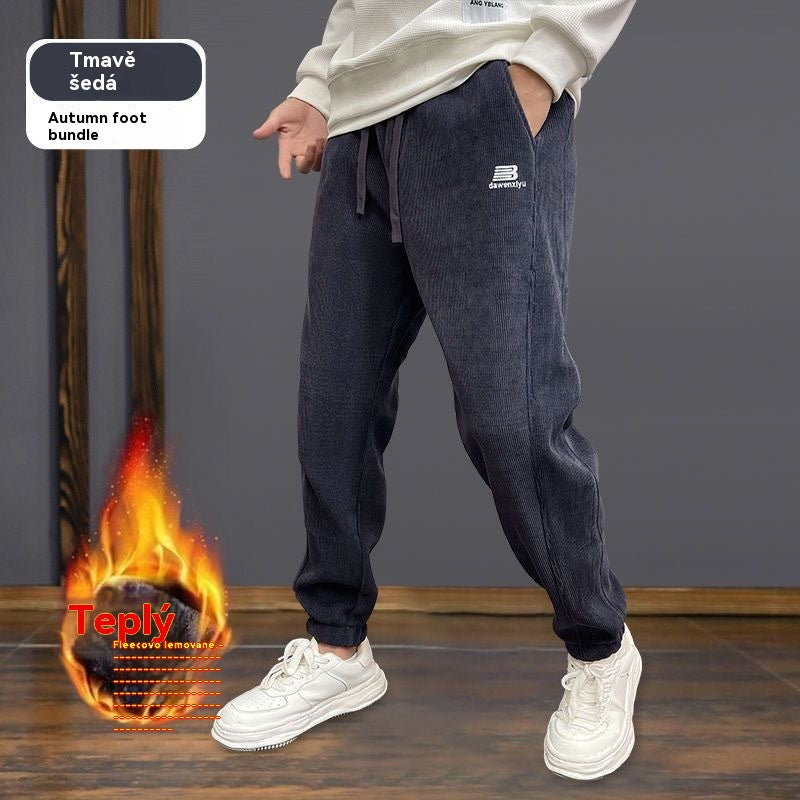 【M-5XL】Pantalones cálidos y cómodos para hombre con forro polar para otoño/invierno