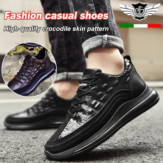 👞【38-48】🐊Zapatillas deportivas italianas de lujo con estampado de cocodrilo