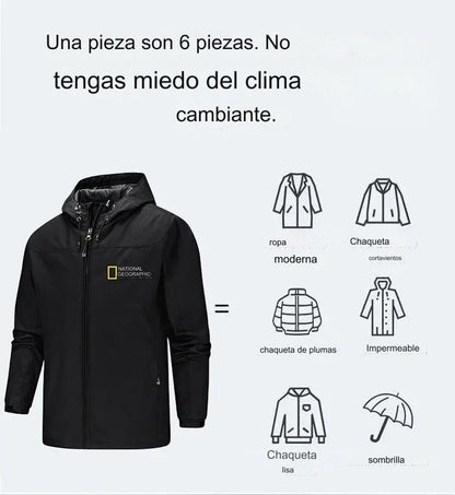 🔥【S-5XL】Chaqueta unisex cómoda resistente al viento y temperatura controlada.