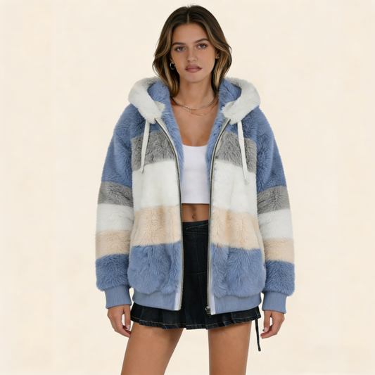 🔥50 % popust, nov ženski plašč iz debelega flisa