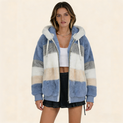 🔥50 % popust, nov ženski plašč iz debelega flisa