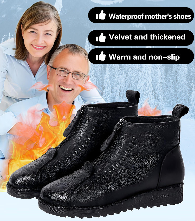 🔥【35-42】Botas de mujer para otoño e invierno con suela suave y cremallera, modernas y cómodas