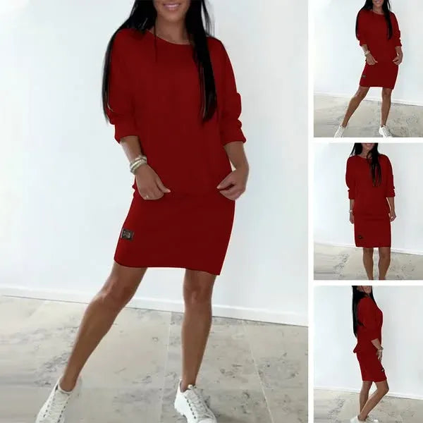 🎁Nuevo vestido ajustado de algodón para mujer, a partir de 2025