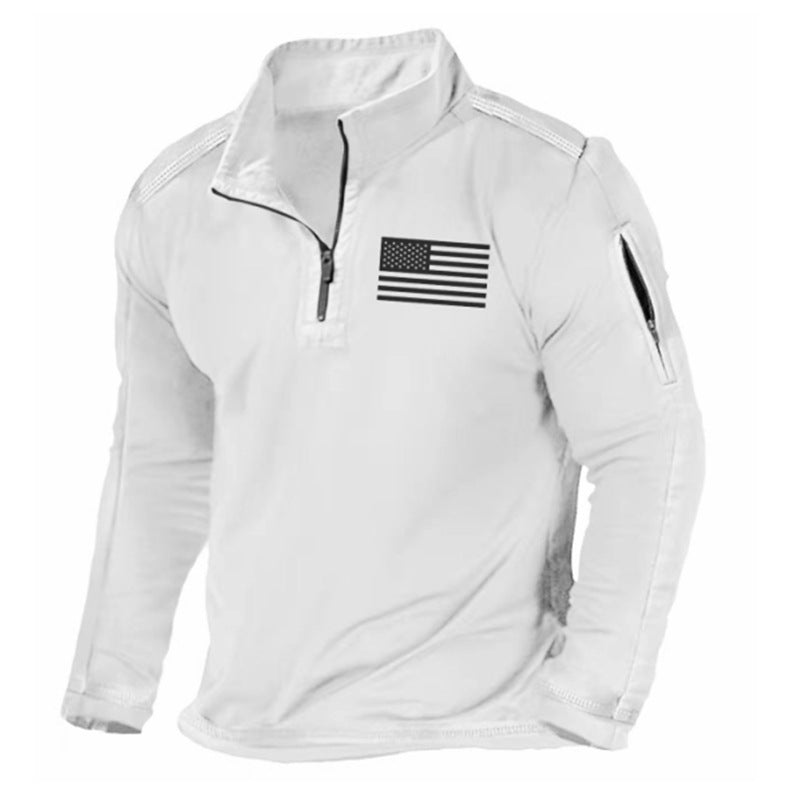 🔥【S-5XL】Sudadera de manga larga con cuello alto, estilo casual, para hombre, nueva colección primavera 2025