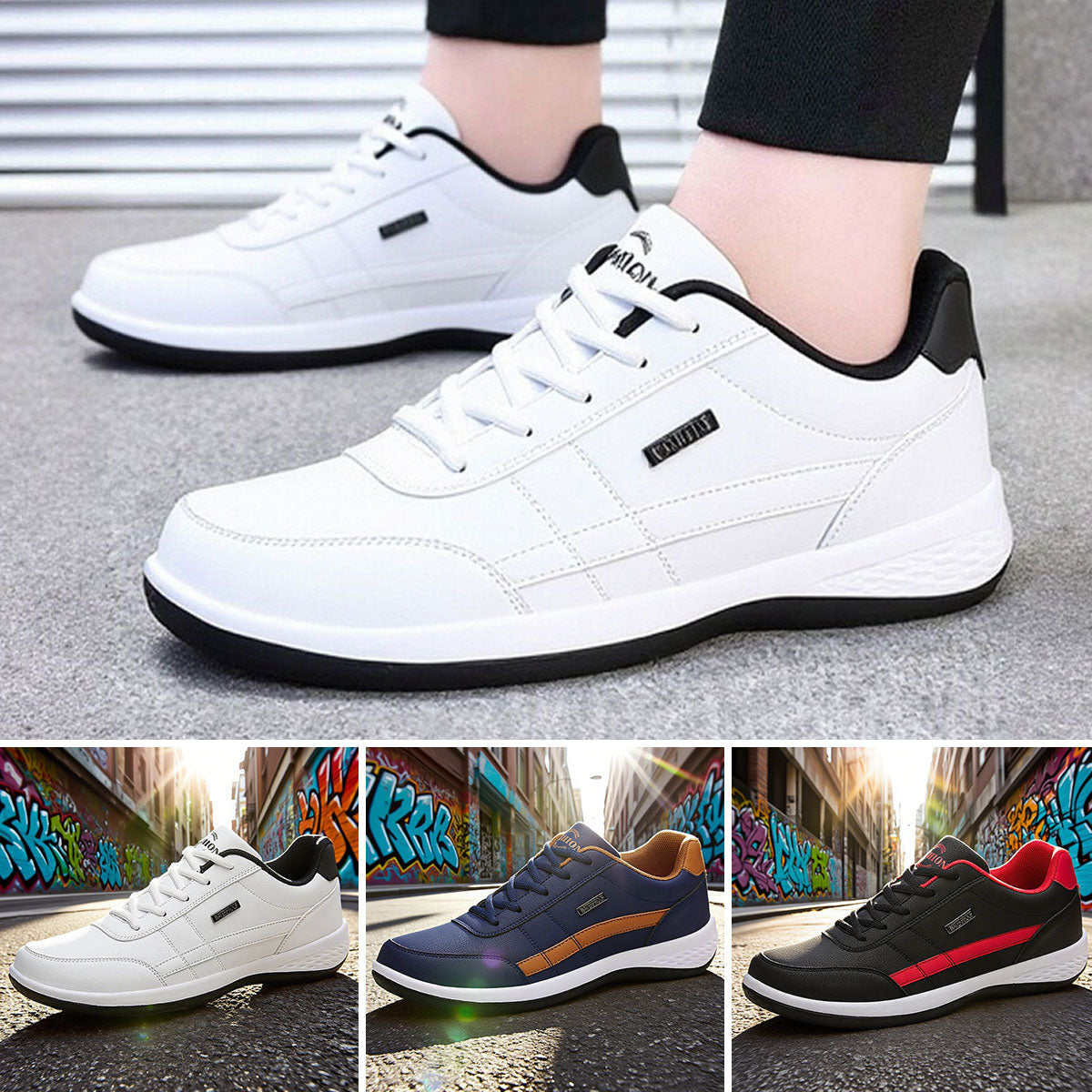 【38-48】2025 Pantofi de piele confortabili ortopedici pentru bărbați noi