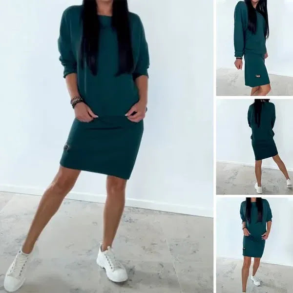 🎁Nuevo vestido ajustado de algodón para mujer, a partir de 2025