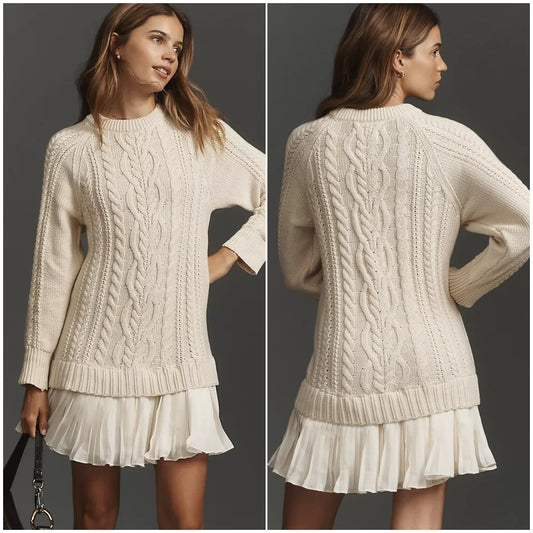 💞【S-3XL】Elegante vestido de punto para mujer