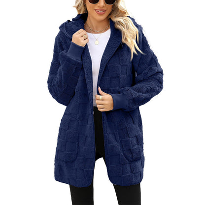 ☃️Descuento limitado del 39 %❄️[S-5XL]🌸Novedad para la temporada de invierno: chaqueta informal de mujer con forro polar a cuadros.