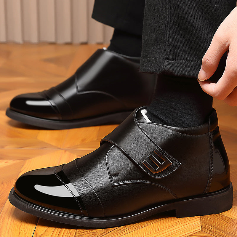 🏆【38-44】🔥Botas de invierno de algodón con forro polar, calzado informal de estilo británico