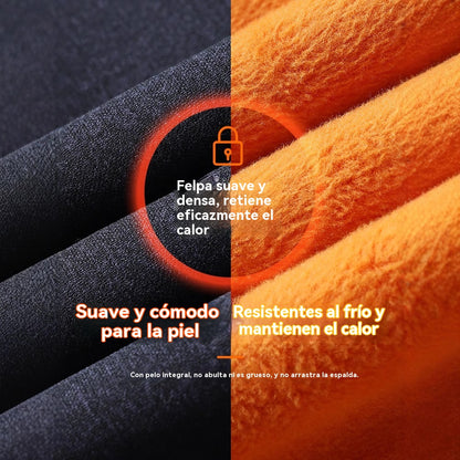 🔥【XL-7XL】Pantalones informales de invierno con forro polar