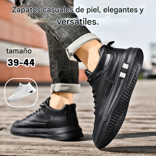 [Tamaño：39-44] Nuevos zapatos de cuero para hombre modernos y versátiles 2025
