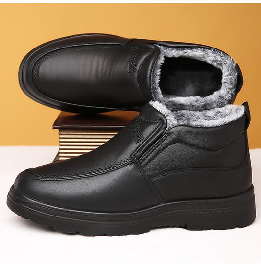 🔥[Oferta especial] Nuevas botas de invierno para hombre, forradas de terciopelo y cálidas.