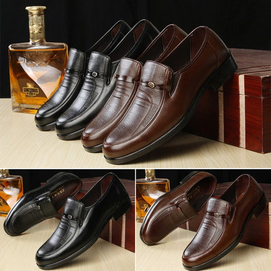 🔥👞Nuevos zapatos de vestir de piel auténtica para hombre, ideales para otoño/invierno. Suaves y cómodos.