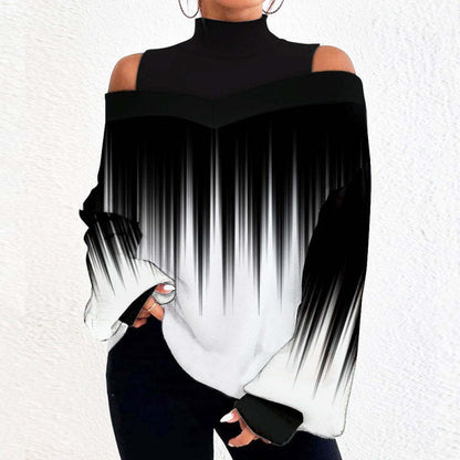 【Nueva llegada】 Elegante top de cachemira con hombros descubiertos, imprescindible para otoño e invierno, que muestra tu estilo de moda.