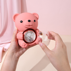 ✨Čudovit medvedek z ohranjeno vrtnico - Medvedek, okrašen s pravo vrtnico, v čudoviti darilni škatli - Romantično darilo za materinski dan, poroke, obletnice, dekliščine, božič in valentinovo.