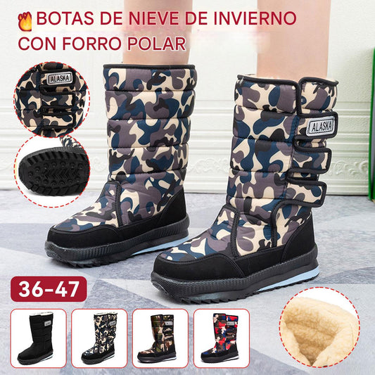 ⏳ Botas de nieve duraderas, perfectas para inviernos duros; botas de nieve resistentes, ideales para los inviernos españoles.