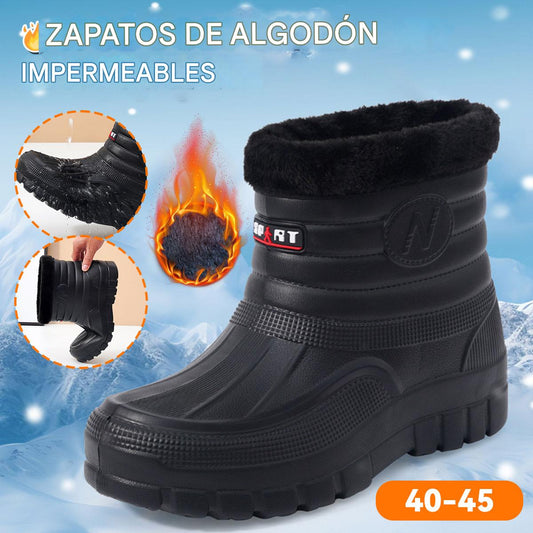 ♥️♥️【Nuevo producto】Botas de nieve y exteriores cálidas, impermeables, con forro polar y forro de algodón