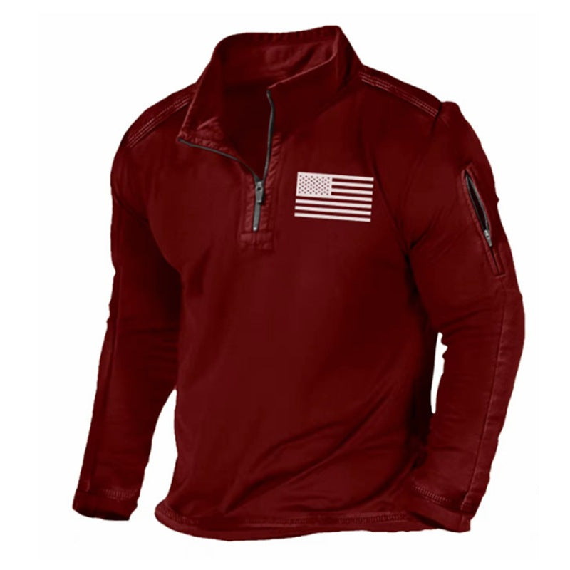 🔥【S-5XL】Sudadera de manga larga con cuello alto, estilo casual, para hombre, nueva colección primavera 2025