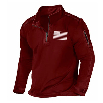 🔥【S-5XL】Sudadera de manga larga con cuello alto, estilo casual, para hombre, nueva colección primavera 2025