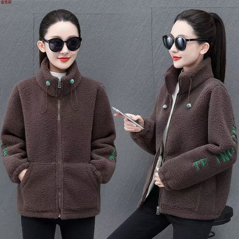 【M-6XL】Chaqueta de mujer con forro de lana de cordero