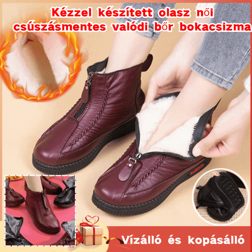 🔥【35-42】Botas de mujer para otoño e invierno con suela suave y cremallera, modernas y cómodas