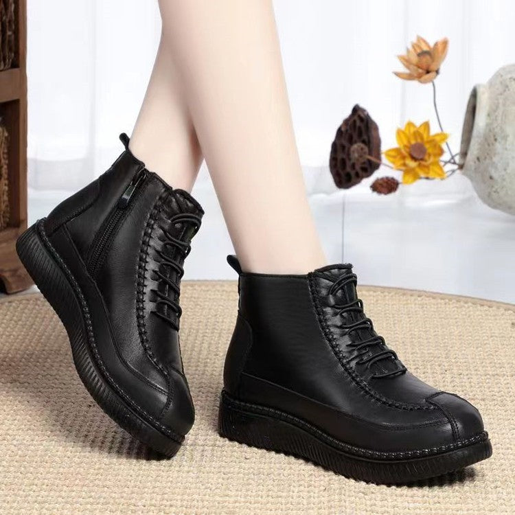 🔥【50% OFF】【35-43】Botines nuevos Otoño/Invierno 2025, suela suave, gruesos y cálidos