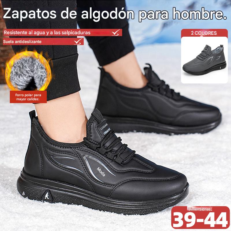 🔥¡50% de descuento! Botas de invierno para hombre con plumón, forro grueso y suela antideslizante.