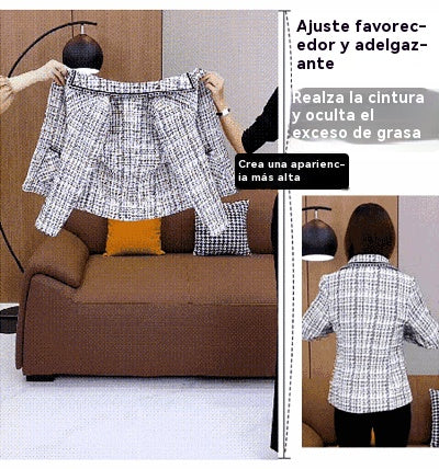 💥【Oferta especial】【L-5XL】Chaqueta de traje con solapa de muesca para mujer, nueva, otoño e invierno