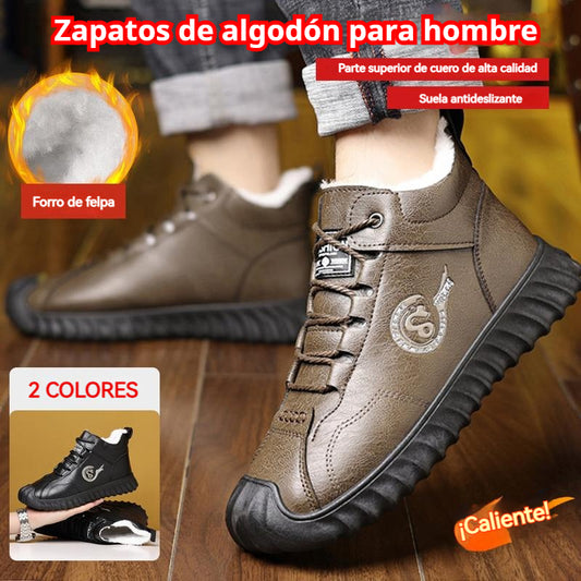 💥50% DE DESCUENTO🔥Zapatos altos de algodón para hombre cálidos de invierno