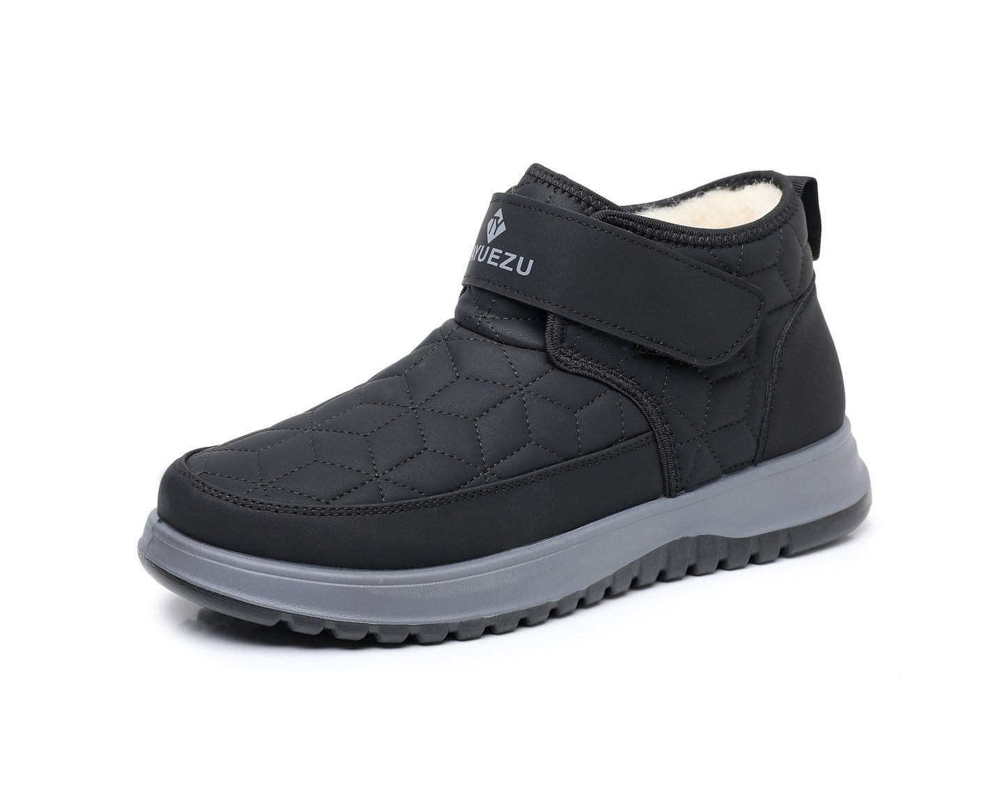 【39-45】Nuevas botas altas de nieve para hombre, cálidas y con forro polar