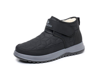 【39-45】Nuevas botas altas de nieve para hombre, cálidas y con forro polar