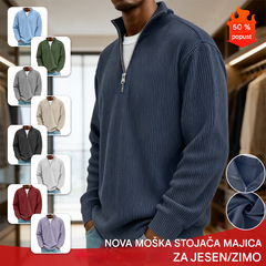 🔥【S-5XL】Jesensko/zimska nova moška jopa s stoječim ovratnikom za leto 2026