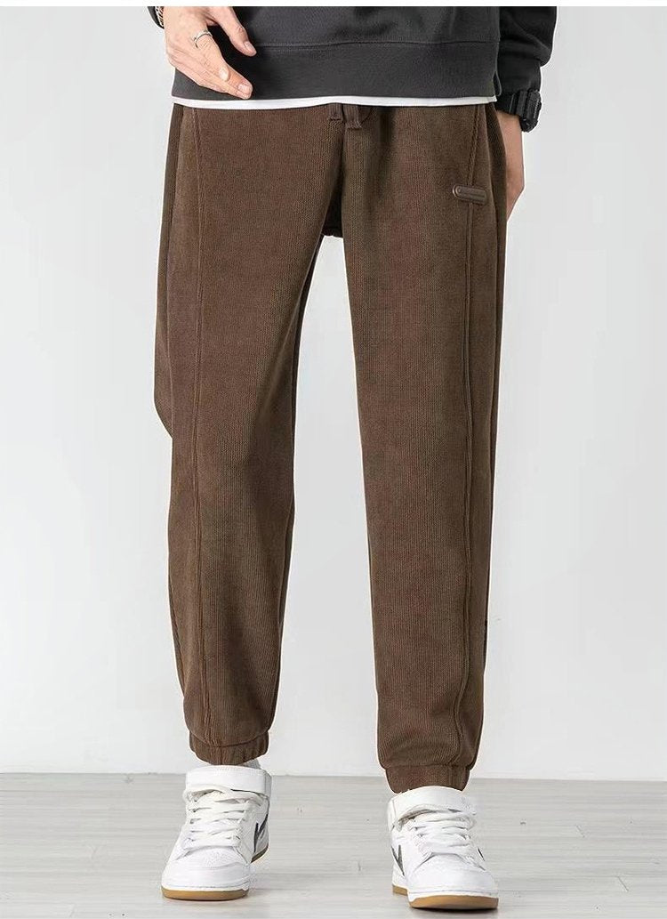 👖【M-5XL】¡Encanto masculino! 😍 Pantalones deportivos con puños, modernos y versátiles.