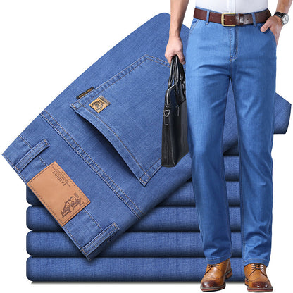 🔥✨【Último día con 50 % de descuento】【60-110KG】👖 Jeans de hombre, sencillos, casuales, versátiles, tallas grandes