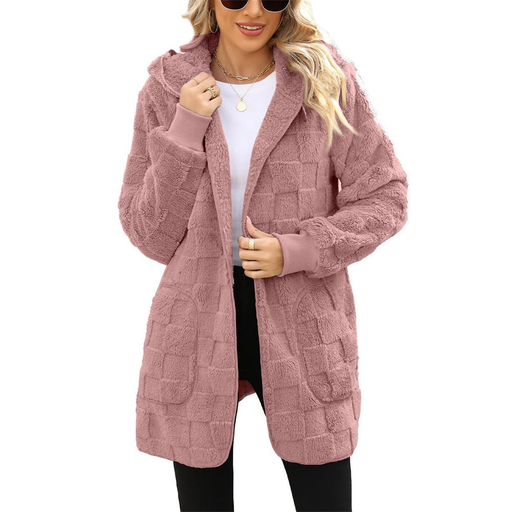 ☃️Descuento limitado del 39 %❄️[S-5XL]🌸Novedad para la temporada de invierno: chaqueta informal de mujer con forro polar a cuadros.