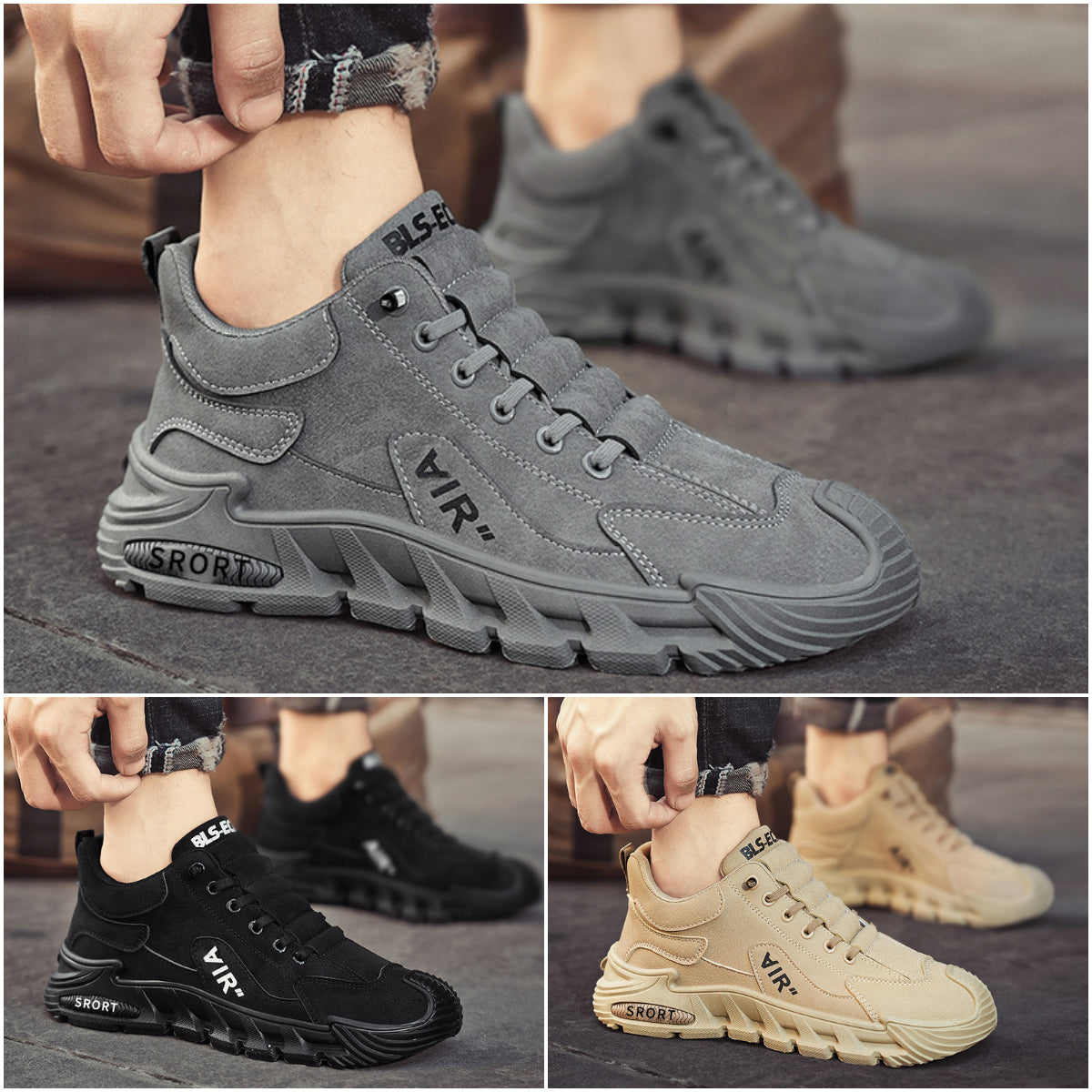 🔥✨【Último día, 50% de descuento】🥾【39-44】Zapatos casuales de hombre de nuevo estilo, transpirables y cómodos, tela impermeable