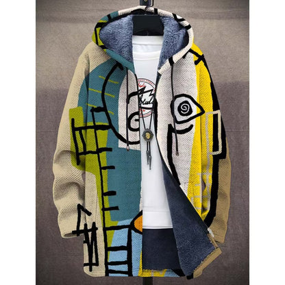 🔥🌟Oferta por tiempo limitado💥【S-4XL】Chaqueta informal cálida de otoño-invierno para hombre confeccionada en lana gruesa y terciopelo para tallas más grandes.