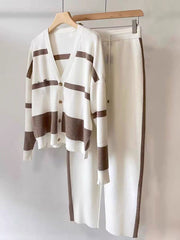 💕[S-3XL] Eleganten komplet pletenin: Popolna obleka za ženske z večjimi konfekcijskimi številkami.=1