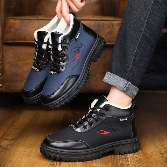 2024 nuevas botas de nieve impermeables y resistentes al frío, agarre fuerte, puedes correr en la nieve sin caerte de los zapatos