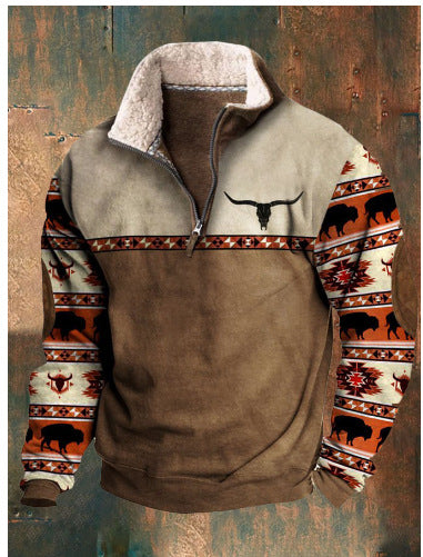 👕[Venta caliente] Sudadera con capucha cálida y de moda para hombre, que fortalece tu figura.