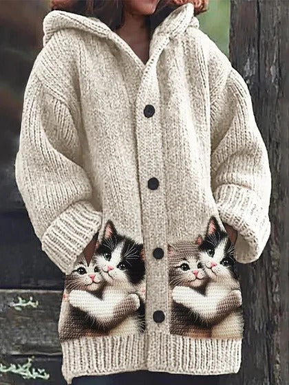 【S-5XL】Lindo abrigo grueso con capucha de felpa y forro polar