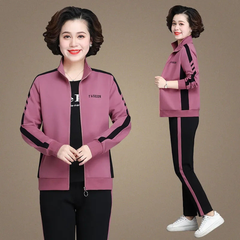 🔥【M-5XL】【Top + Pantalones】😍 Nuevo conjunto deportivo de moda de otoño para todos los días