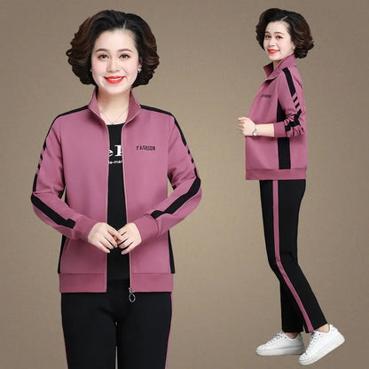 🔥【M-5XL】【Top + Pantalones】😍 Nuevo conjunto deportivo de moda de otoño para todos los días