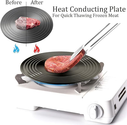 🔥🍳Αγωγός θερμότητας οικιακής κουζίνας (κατάλληλο για μαγείρεμα, παρασκευή σούπας, απόψυξη υλικών, προστασία της κατσαρόλας από καμένα μαύρα κομμάτια)