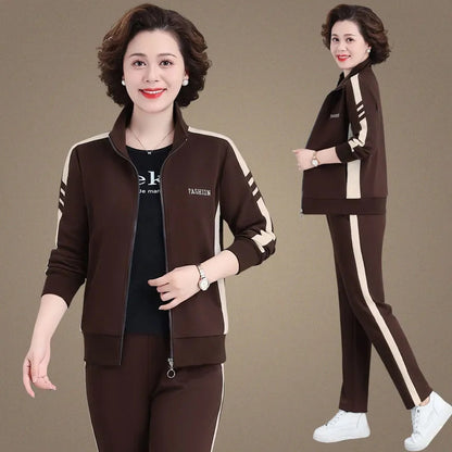 🔥【M-5XL】【Top + Pantalones】😍 Nuevo conjunto deportivo de moda de otoño para todos los días