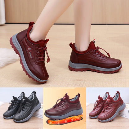 🎁【Oferta especial】🔥【35-41】 2025 otoño e invierno nuevos zapatos deportivos y casuales botas de algodón antideslizantes con suela suave