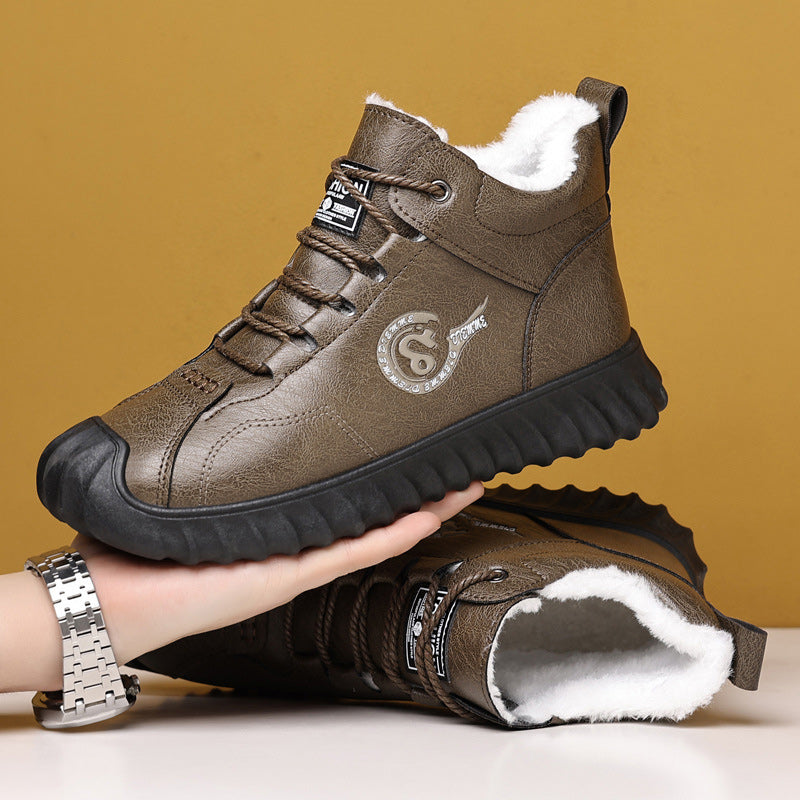 💥50% DE DESCUENTO🔥Zapatos altos de algodón para hombre cálidos de invierno