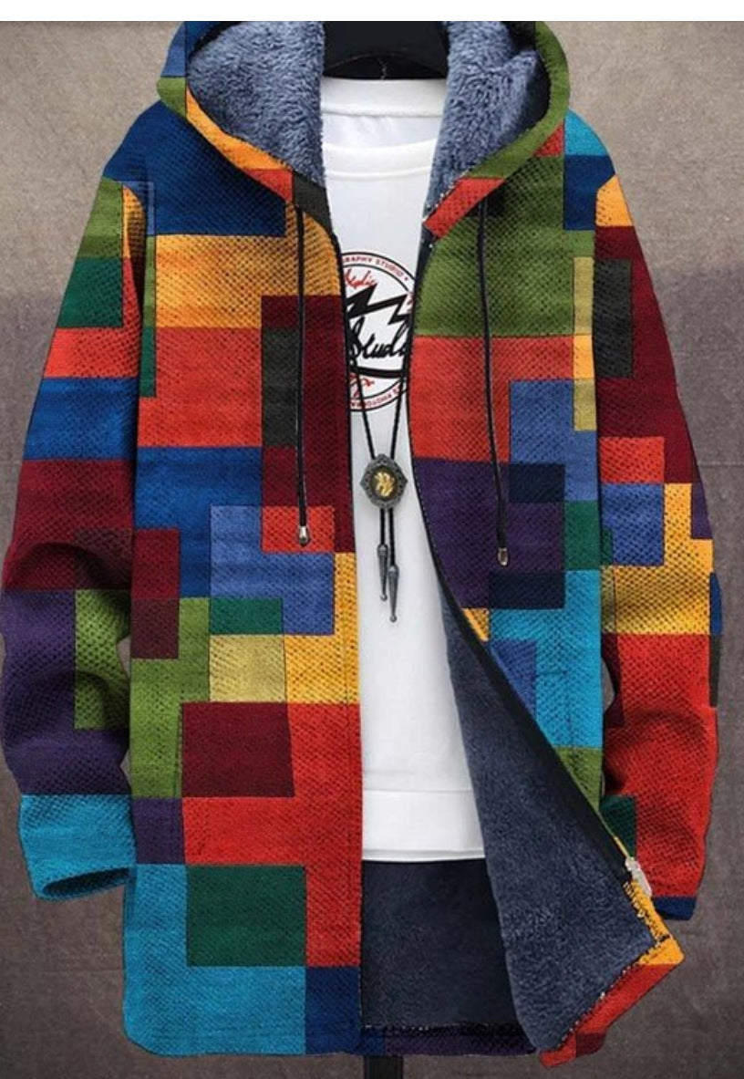 🔥🌟Oferta por tiempo limitado💥【S-4XL】Chaqueta informal cálida de otoño-invierno para hombre confeccionada en lana gruesa y terciopelo para tallas más grandes.