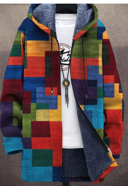 🔥🌟Oferta por tiempo limitado💥【S-4XL】Chaqueta informal cálida de otoño-invierno para hombre confeccionada en lana gruesa y terciopelo para tallas más grandes.